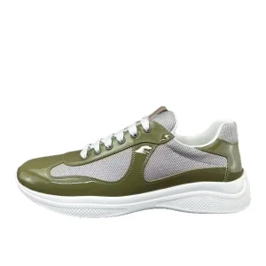 Men’s Shoes Patent Leather Sports Board Shoes Color Blocked Low Cut Casual Shoes