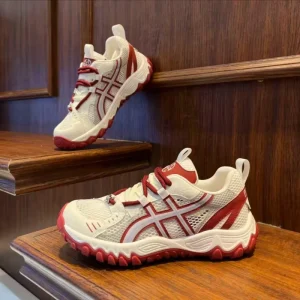 Men’s Shoes Summer Fashion Trend Color Matching Mesh Thin Low-Top Retro Style Platform Height Increasing Comfort
