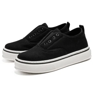 Men’s Slip-On Shoes Fashion Durable Casual Sneakers Platform Customizable