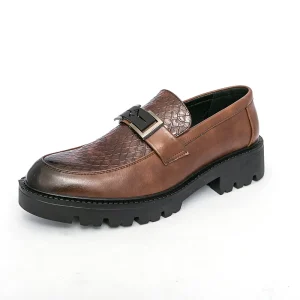 Men’s Slip-on Lazy Loafers Business Formal Casual Dress Shoes Comfortable Walking Shoes