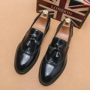 Men’s Soft Driving Loafers PU Leather Shoe Casual Loafer Mens Wedding Evening Party Dress Shoes