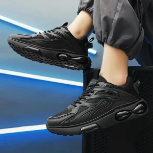 Men’s Sport Shoes Spring Autumn Winter Casual Comfortable Breathable Basketball Shoes Light Weight Anti Slip Lace Up Sporty