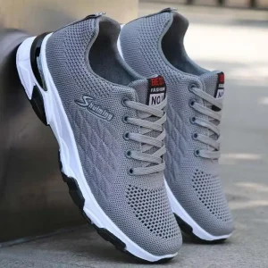 Men’s Sports Breathable Soft Sole Mesh Casual Running Shoes