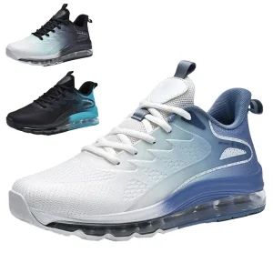 Men’s Sports Casual Trainers Breathable Mesh Winter Spring Summer All Sneakers for Cushioned Walking Running Shoes