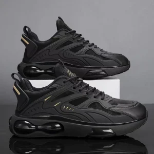 Men’s Sports Shoes Breathable Mesh Surface Stitching Running Sports Casual Thick Sole Fashion Sneakers Men Shoes Sports