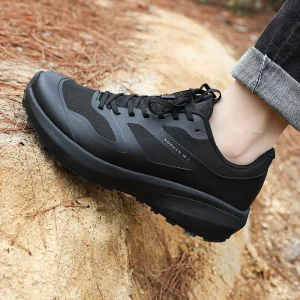 Men’s Sporty High Top Casual Hiking Sneakers Custom Waterproof Anti-Slip Breathable Shoes for Mountain Climbing Outdoor Trekking