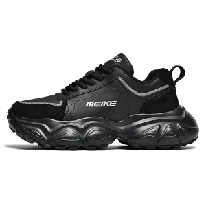 Men’s Sporty Lightweight Casual High Top Walking Shoes Soft Sole Anti-Slip Wear-Resistant Comfortable Height Increasing Spring