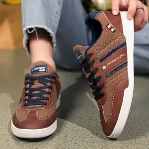 Men’s Spring Autumn Winter All Seasons Sports Sneakers Smart Casual Lace Up Fashion Trend Cloth Toe Style