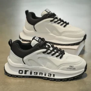 Men’s Spring Popular Teenage Soft Sole Casual Sports Shoes Trendy Dad Shoe Design