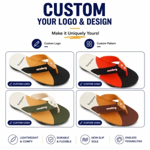 Men’s Summer Fashion Slip Ons Flip Flops Soft Bottom Lightweight Beach Ready Slippers with Anti Slip Feature for Spring
