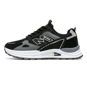 Men’s Summer Fashion Trend Casual Sport Shoes Single Mesh Hollow Breathable Non Slip for Running Walking Lace Up for Students