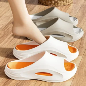 Men’s Summer New Model Outdoor Casual Slip On Solid Thick Soled Anti Slip EVA Sports Sandals Slippers