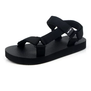 Men’s Summer Open Toe Beach Sandals Not Slippery Not Stinky Lightweight Comfortable Breathable Wading Driving Couple Casual