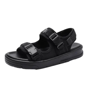 Men’s Summer Spring Beach Outdoor Athletic Sport Sandals Non Slip Waterproof Lightweight Massage Cushioning Flat Breathable