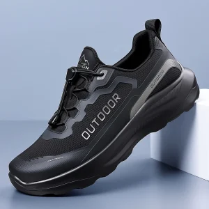 Men’s Summer Urban Outdoor Walking Style Travel Casual Shoes Anti Slip Lightweight Breathable Hiking Shoes