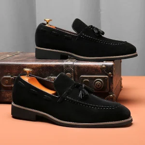 Men’s Tassel Loafers Slip-on Casual British Fashion Shoes
