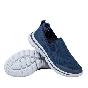 Men’s Toe Sporty Breathable Sneakers Casual Flat Slip-on Closure Comfortable Walking Shoes Elderly Women Big Size 47 48 Low
