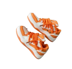 Men’s Trendy Breathable Mesh Sports Shoes Low Skate Board Sneakers Customizable EVA Insole