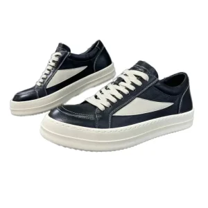 Men’s Trendy Casual Shoes Genuine Leather Street Board Sneakers with Cotton Lining Fashionable Trendy New Release