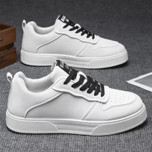 Men’s Trendy Casual Shoes Spring Autumn PU Anti Skid Breathable Anti Odor Soft Sole Labor Shoes