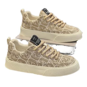 Men’s Trendy Sports Canvas Sneakers Best Looking Most Beautiful Style Durable Rubber New Zapatos Para Hombres