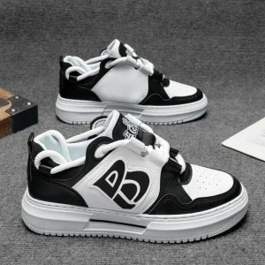 Men’s Trendy Thick Sole Casual Sneakers for Summer Comfortable Lightweight Walking Style Fashion Shoes Chaussures Pour Hommes