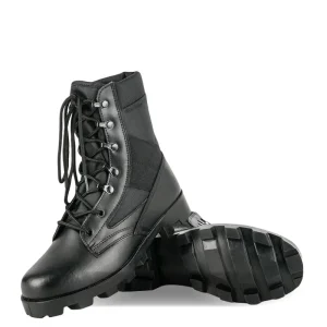 Men’s US Tactical Boots Waterproof Outdoor Hiking Work Safety Shoes Durable Suede Leather With Steel Toe Jungle Boots