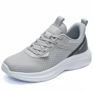 Men’s Ultra-Light Plus Size 50 Lace-up Breathable Casual PU Sneakers Autumn Spring Summer Fitness Rebound Walking Running Shoes