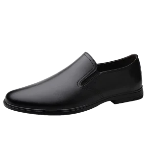 Men’s Uniform Dress Oxford Loafers Derby Flats Shoes Low-top Embossed Grid Slip on Cow Genuine Leather Business Casual
