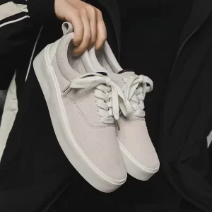 Men’s Versatile Breathable Canvas Walking Shoes Anti Slip Cushioning Hard Wearing Lace Up Closure Pointed Toe Mesh Winter Rubber