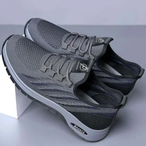 Men’s Versatile Running & Walking Shoes Fashion Trend Court Sneakers Breathable Mesh Upper Soft Comfortable All Season