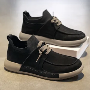 Men’s Walking Shoes Non-slip Simple Casual Shoes Classic Male Outdoor Footwear Driving Shoe