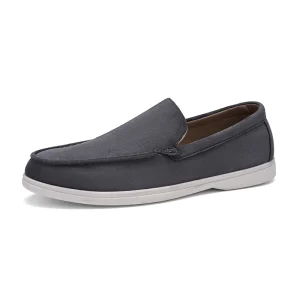 Men’s Walking Shoes Suede Pointed Loafers Lightweight Non slip Sports Shoes