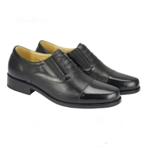 Men’s Wedding Oxford Square Toe Slip-On Comfort Genuine Leather Formal Shoes with Camouflage Pattern Recyclable Sock Closure