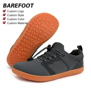 Men’s White Breathable Summer Light Weight Soft Walking Shoes Large Size Wide Toe Protection Barefoot Fashionable