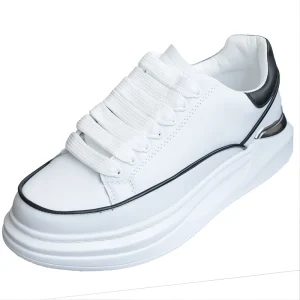 Men’s White Sneakers Thick-Soled Sports Shoes Casual Shoes Men’s Skate Shoes Couples’ Shoes