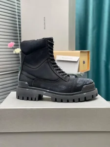 Men’s Winter Boots Thick Sole Zipper Shoes