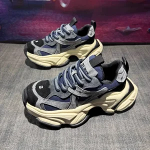 Men’s Winter Casual Running Dad Shoes for Teenagers & Middle School Students Non Slip Wear Resistant Sneakers