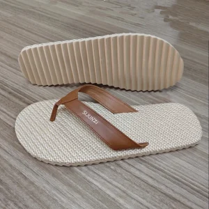 Men’s Winter Flip Flops Trendy Casual Outdoor Cross Border Large Size Soft Sole Thong Beach Shoes EVA Outsole Factory