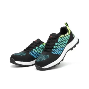 Men’s & Women’s Low Cut Lightweight Breathable Steel Toe Safety Shoes for Construction & Factory Use Summer & Autumn