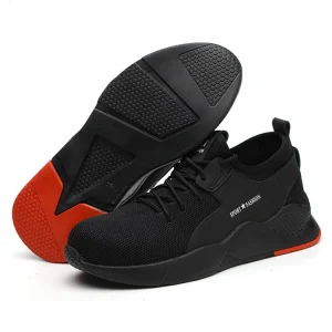 Men’s & Women’s Work Safety Shoes with Steel Toe European Standard Size 50 for Construction