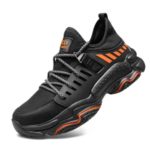 Men’s Work Boots Steel Toe Breathable Safety Sports Factory Outdoor Casual Sneakers Plus Size Autumn Winter Spring Construction