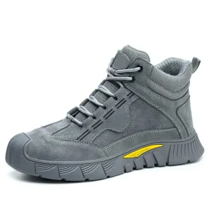 Men’s Work Boots Winter Safety Shoes With Steel Toe and Cold Proof for Warmth for All Seasons