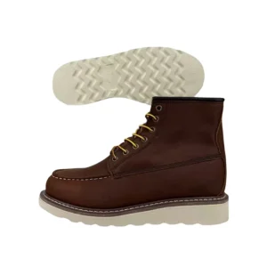 Men’s Work Boots With Durable EVA Sole Unisex Goodyear Welt Leather Safe Guard and Non-slip For Hiking Industrial Work Footwear