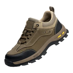 Men’s Work Safety Shoes for Construction Anti Impact Anti Puncture Odor Resistant Breathable Wear Resistant