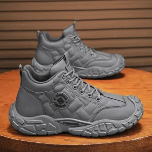 Men’s Work Shoes Winter Casual Sports Work Office Construction Soft-Soled Comfortable Labor Shoes with