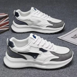 Men’s Youth Summer Sporty Anti slip Lightweight Casual Sneakers Mesh Design Thickened Shoes