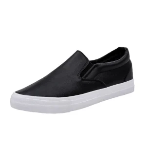 Men’s and Women’s Casual Comfortable Walking Style Sneakers Soft-Soled and White for Lazy Days