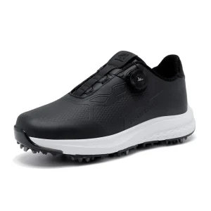 Men’s and Women’s Casual Sports Golf Shoes Waterproof X39 with Spinning Buttons for Winter Season