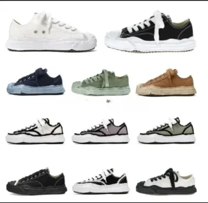 Men’s mmy low canvas black men’s shoes casual MIHARA YASUHIRO shoes